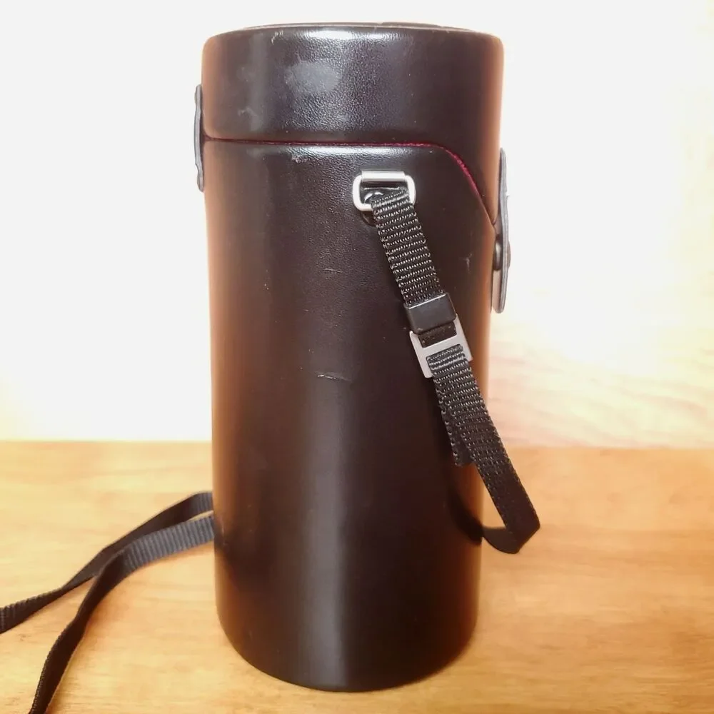 Minolta LH-1037 Lens Case w/ Strap Japan 7.75